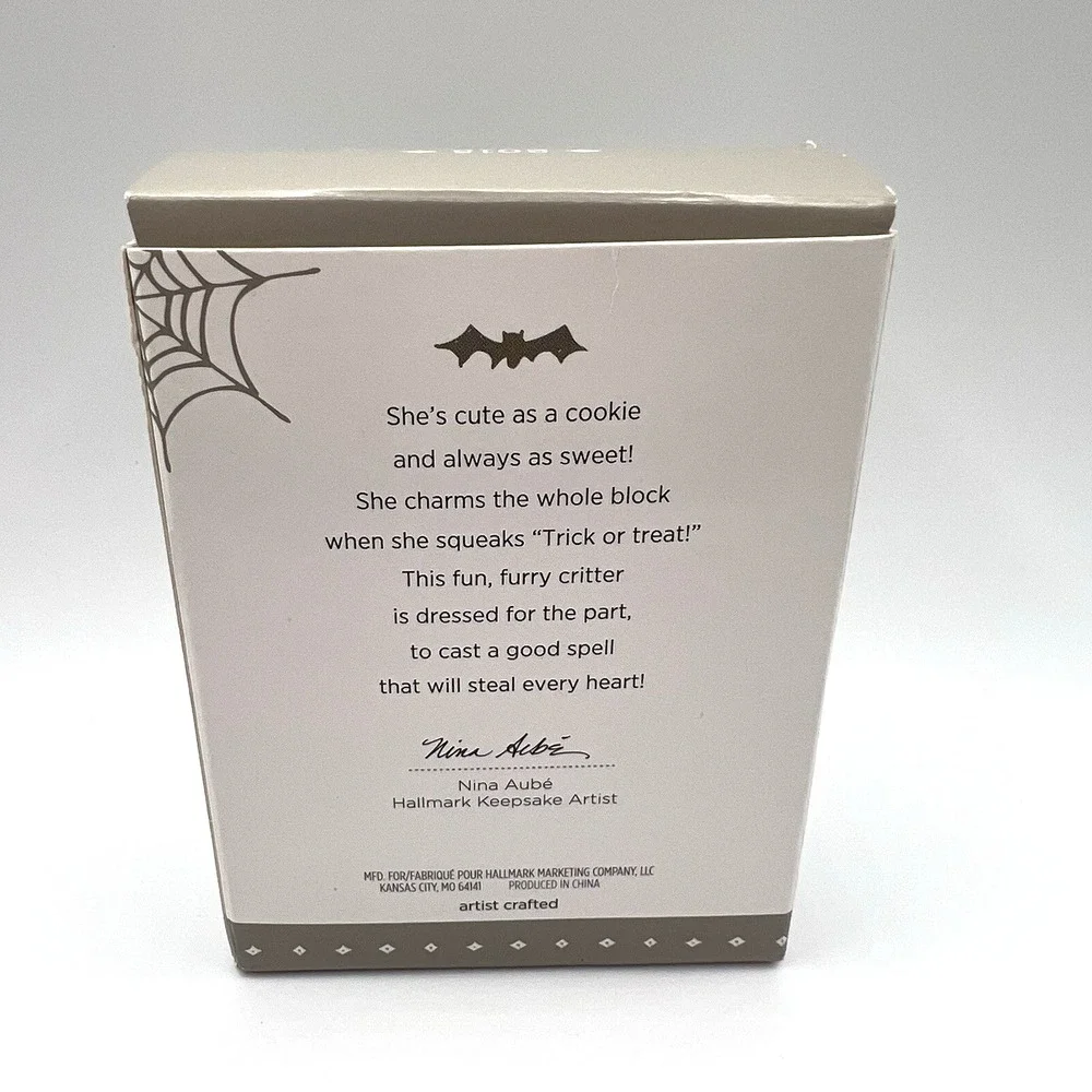 Hallmark Cookie Cutter Halloween 2015 Witch Mouse Candy Corn Pumpkin Ornament